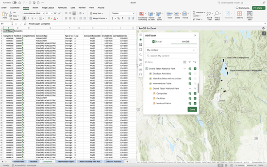 Daten verwalten in Excel