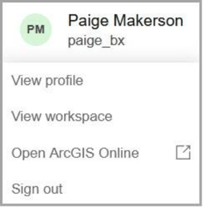 Klicken&nbsp;Sie in Ihrem Profil&nbsp;auf&nbsp;"Workspace&nbsp;anzeigen", um Ihren Benutzer-Workspace&nbsp;zu öffnen.