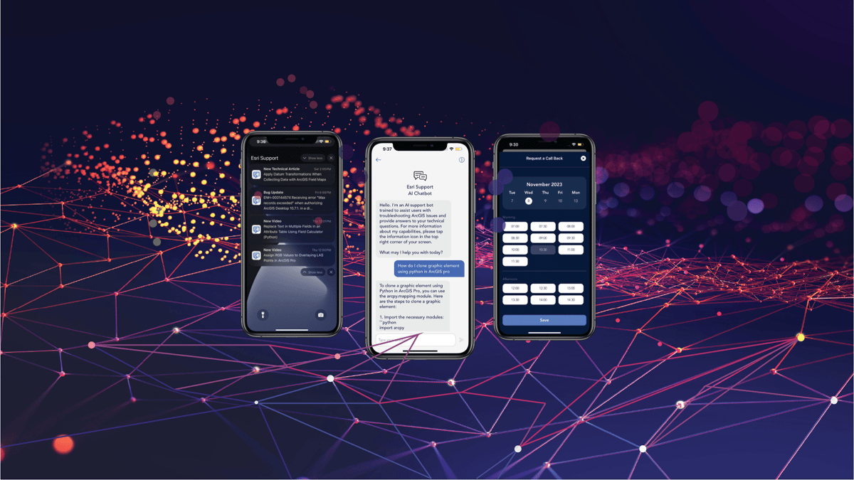 Neuigkeiten für die Esri Support App