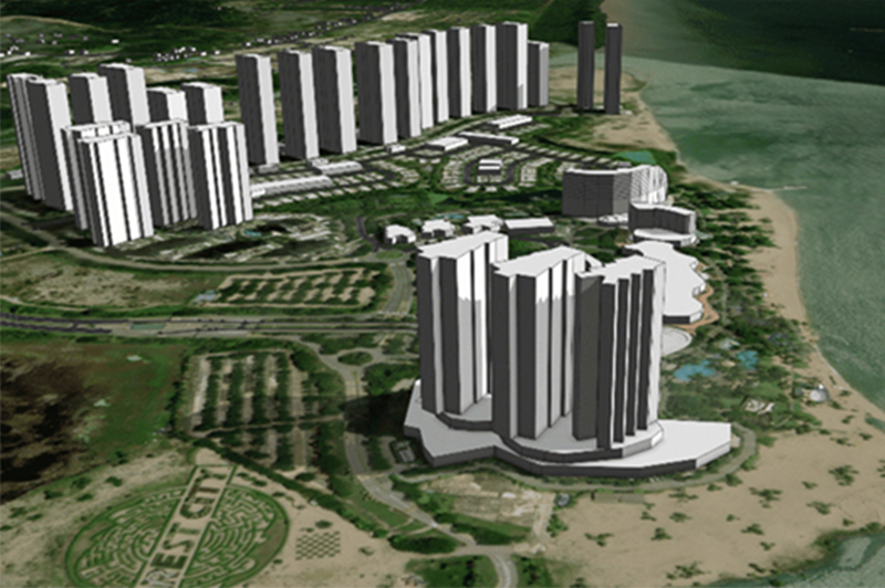 Gebäude in räumlicher Umgebung in ArcGIS CityEngine