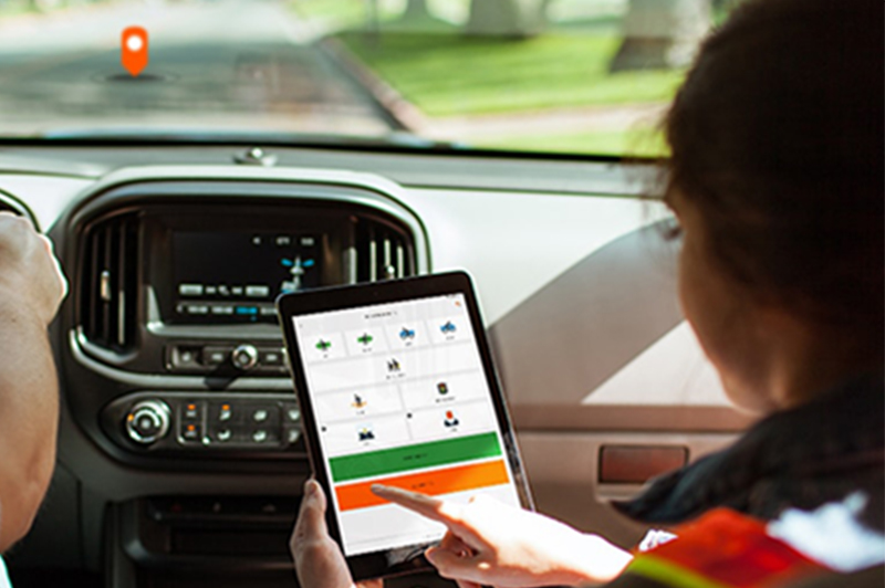ArcGIS QuickCapture im Einsatz bei Autofahrt