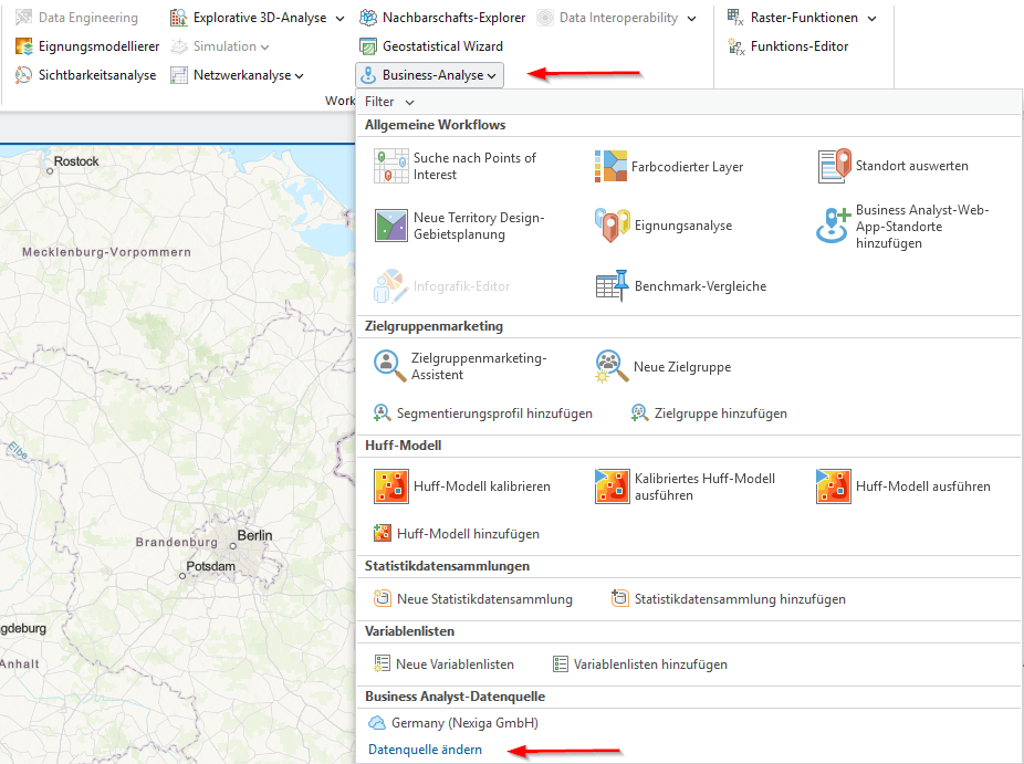Business-Analyse auswählen