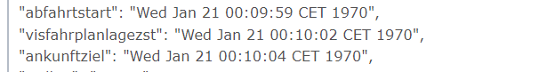 Noch falsch gelesene UTC-Zeitfelder&nbsp;