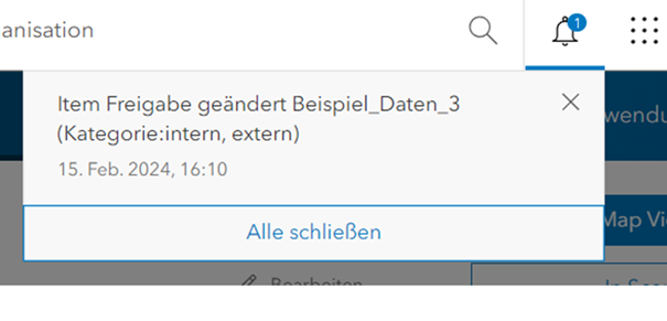 Benachrichtigung eines Anwenders