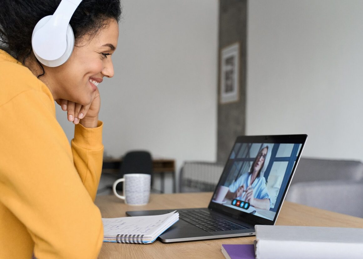 Online-Lern-Session mit einer Trainerin