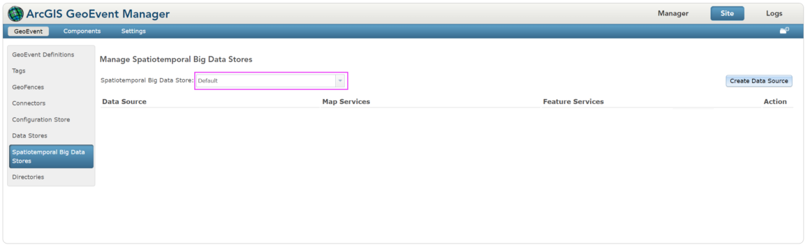 Big Data Store als Default