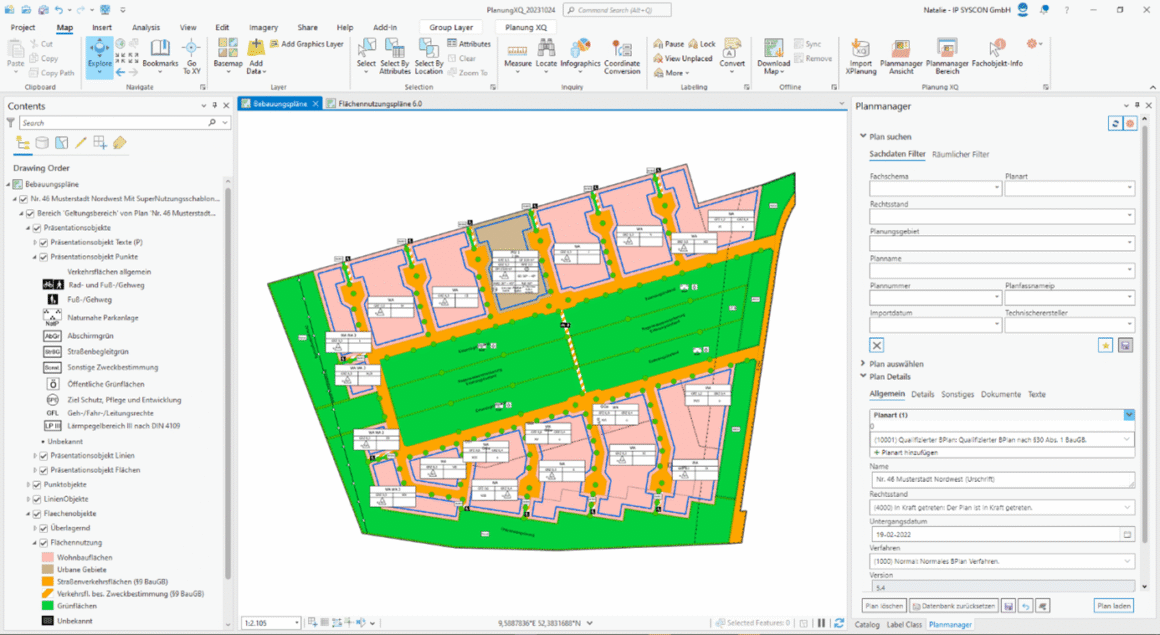 Bebauungsplan in ArcGIS Pro