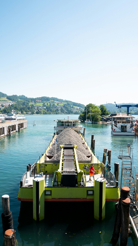 Kiesabbau am Vierwaldstättersee 