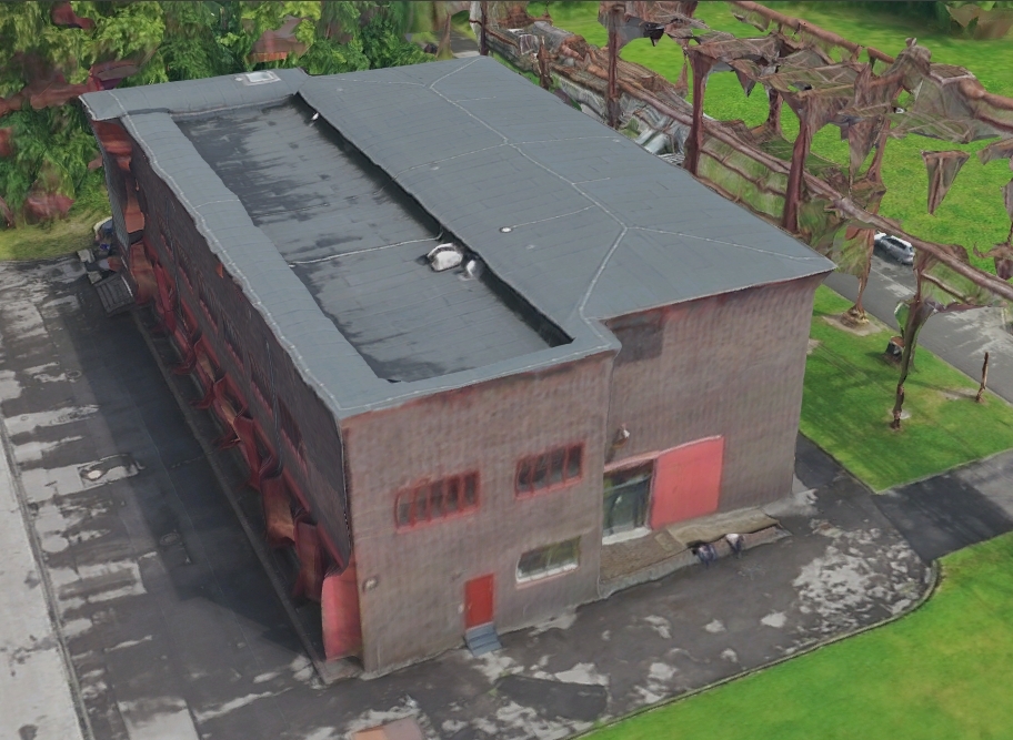 Eine 3D-Szene in ArcGIS Online inklusive 3D Mesh
