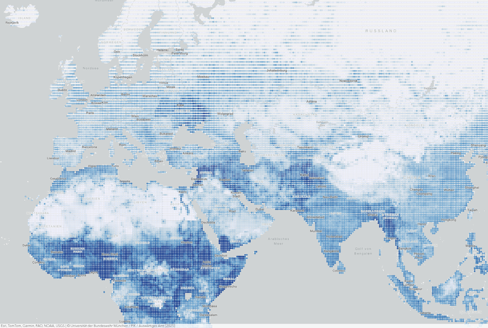 Climate Conflict Vulnerability Index im Map Viewer 