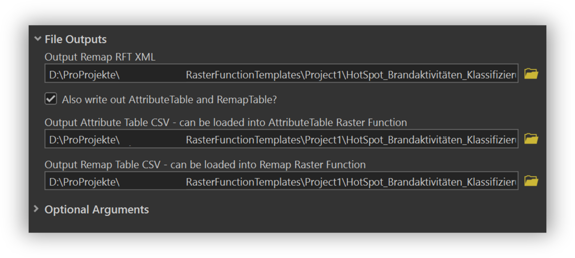 File Outputs