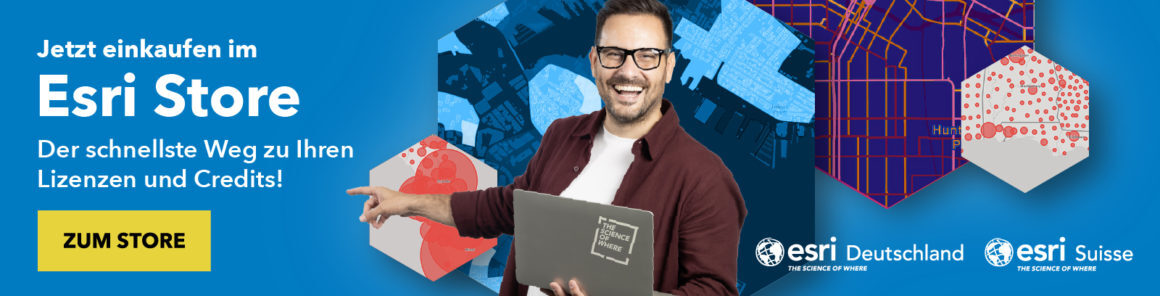 Besuchen Sie jetzt den Esri Store von Esri Deutschland und Esri Schweiz!