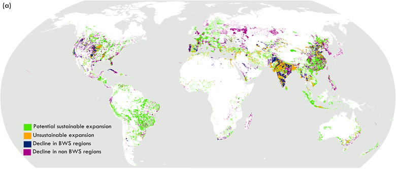 Nachhaltigkeit der globalen Bewässerungsausweitung