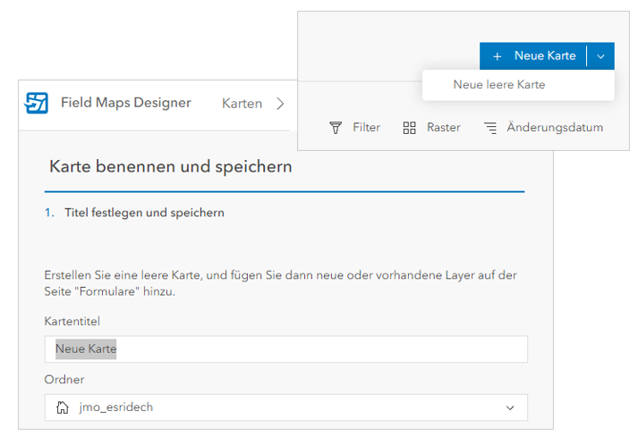 Neue, leere Karte erstellen
