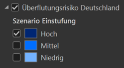 Abbildung 4:Steuerung der Sichtbarkeit für klassifizierte Daten im Inhalt 