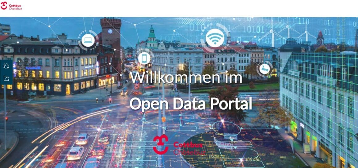 Willkommen im Open Data Portal. Quelle: Stadt Cottbus/Chóśebuz