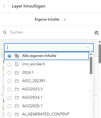 Filtern auf Ordner