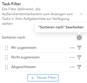 Screenshot der Konfiguration eines Datei- und Foto-Upload-Felds in ArcGIS Survey123. Gezeigt werden Einstellungen für Dokumente und Bilder, Dateianzahl, Dateigröße sowie Optionen zur Aufnahme oder Auswahl von Fotos auf mobilen Geräten.