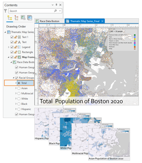 Thematische Kartenserien in ArcGIS Pro 3.1