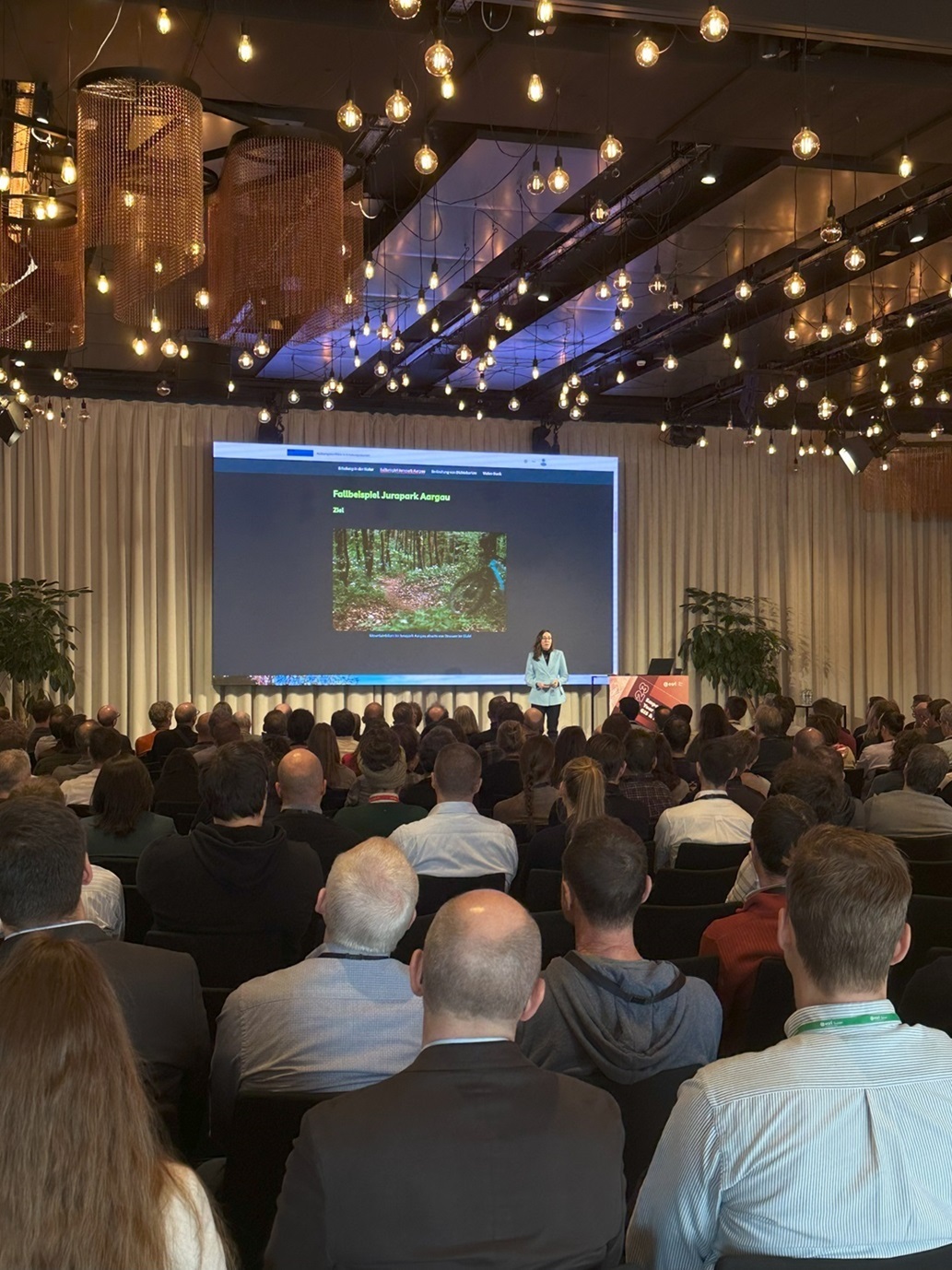 Virginia Molin auf der Esri Kon Plenary in Zürich 2023