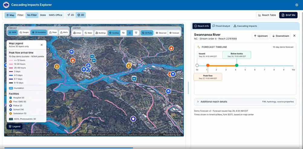 Auszug aus dem Vortrag von Monica Youngman, Chefwissenschaftlerin, NOAA National Weather Service&nbsp;auf der Esri UC 2026.
